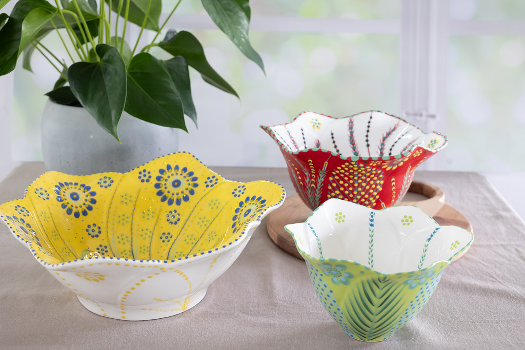 colourful bowls